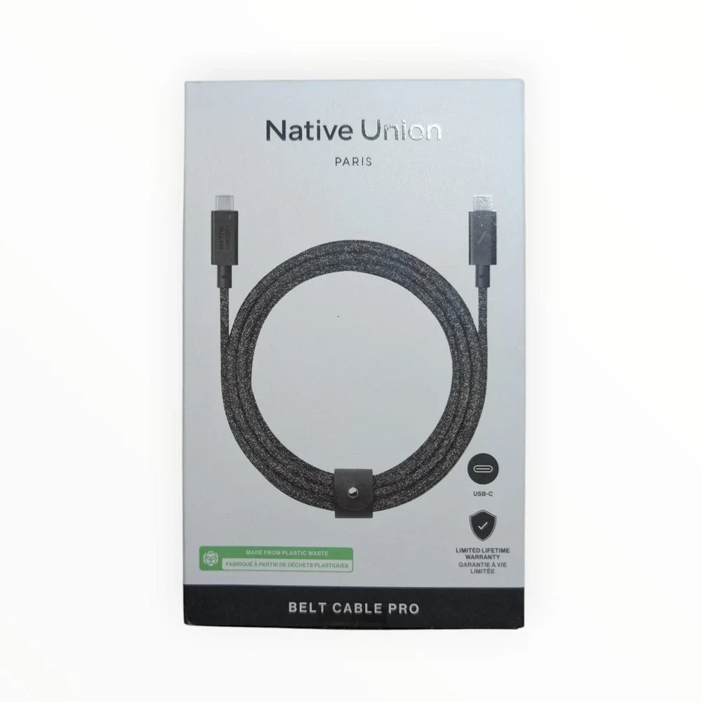 K5-O Native Union Belt 8ft‎ Fast Charging USB-C to USB-C Cable 240W - COSMOS